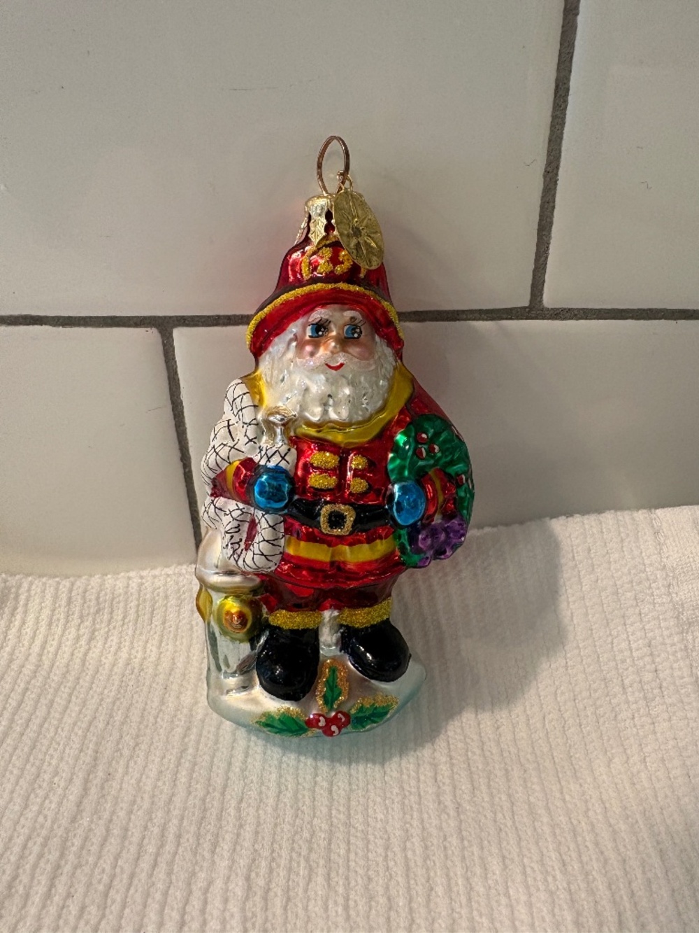 Christopher Radko Red Hot Fireman ornament